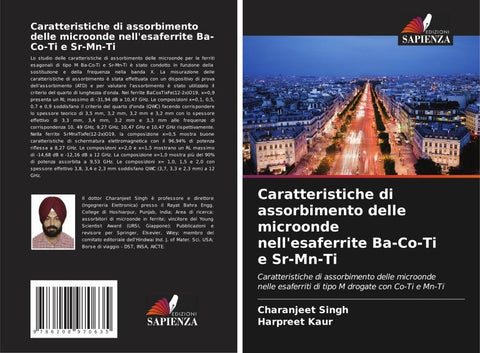 Caratteristiche di assorbimento delle microonde nell'esaferrite Ba-Co-Ti e Sr-Mn-Ti