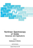 Nonlinear Spectroscopy of Solids