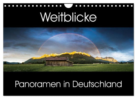 Weitblicke - Panoramen (Wandkalender 2026 DIN A4 quer), CALVENDO Monatskalender