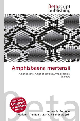 Amphisbaena mertensii