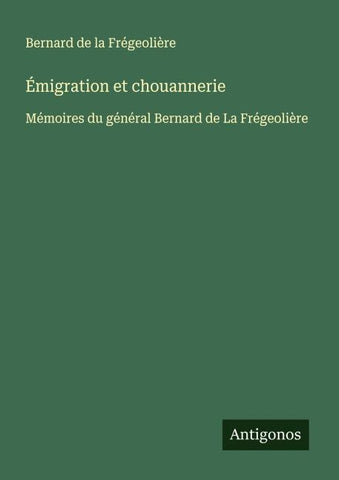 Émigration et chouannerie