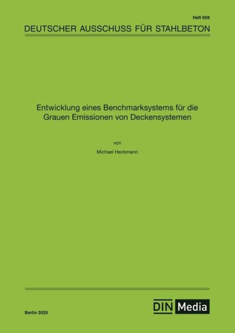 Entwicklung eines Benchmarksystems für die Grauen Emissionen von Deckensystemen