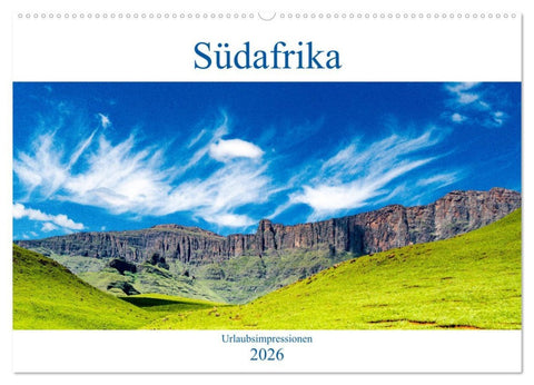 Südafrika - Urlaubsimpressionen (Wandkalender 2026 DIN A2 quer), CALVENDO Monatskalender