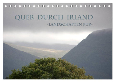 Quer durch Irland - Landschaften pur (Tischkalender 2027 DIN A5 quer), CALVENDO Monatskalender