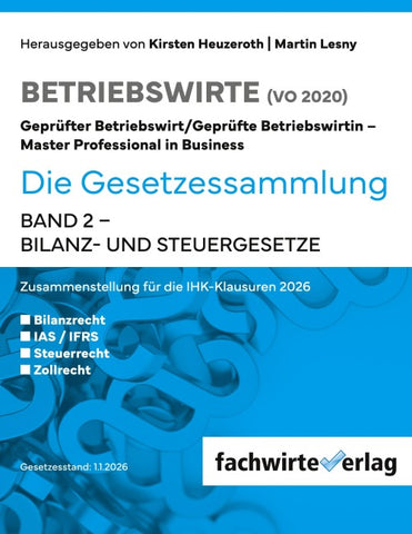 Betriebswirte - Die Gesetzessammlung 2026