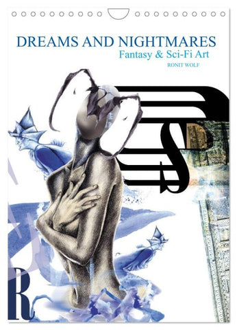 Dreams and Nightmares - Fantasy & Sci-Fi Art / 2026 (Wandkalender 2026 DIN A4 hoch), CALVENDO Monatskalender