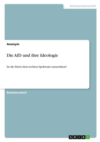 Die AfD und ihre Ideologie
