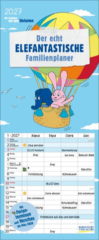 Der echt elefantastische Familienplaner 2027