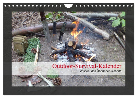 Outdoor-Survival-Kalender (Wandkalender 2027 DIN A4 quer), CALVENDO Monatskalender
