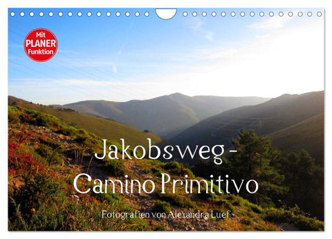 Jakobsweg - Camino Primitivo (Wandkalender 2026 DIN A4 quer), CALVENDO Monatskalender