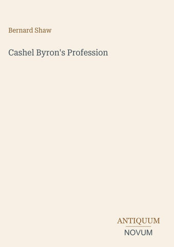 Cashel Byron's Profession