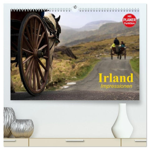 Irland. Impressionen (hochwertiger Premium Wandkalender 2027 DIN A2 quer), Kunstdruck in Hochglanz