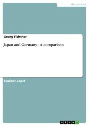 Japan and Germany - A comparison