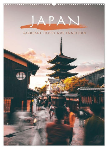 Japan - Moderne trifft auf Tradition. (Wandkalender 2027 DIN A2 hoch), CALVENDO Monatskalender