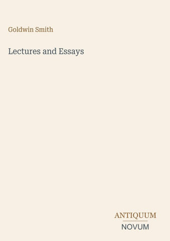 Lectures and Essays