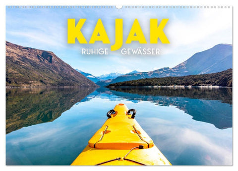 Kajak - Ruhige Gewässer (Wandkalender 2026 DIN A2 quer), CALVENDO Monatskalender