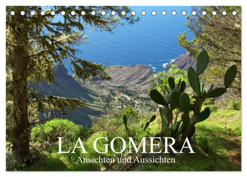 La Gomera - Ansichten und Aussichten (Tischkalender 2027 DIN A5 quer), CALVENDO Monatskalender