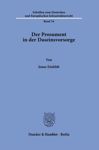 Der Prosument in der Daseinsvorsorge