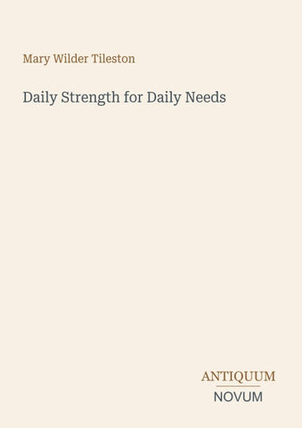 Daily Strength for Daily Needs