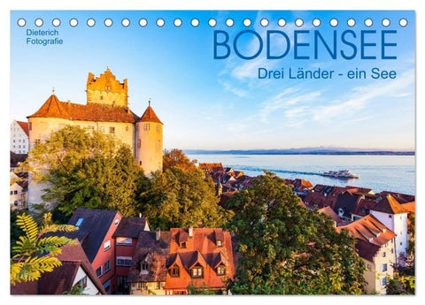 BODENSEE Drei Länder - ein See (Tischkalender 2026 DIN A5 quer), CALVENDO Monatskalender