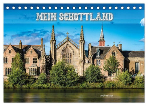 Mein Schottland - Architektur (Tischkalender 2027 DIN A5 quer), CALVENDO Monatskalender