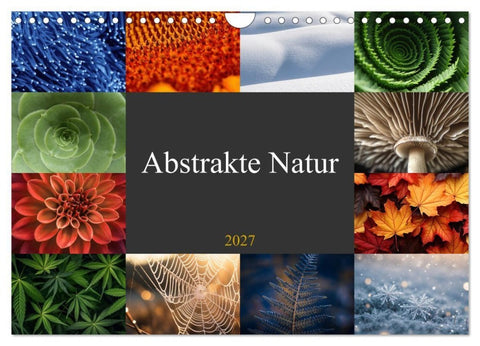 Abstrakte Natur (Wandkalender 2027 DIN A4 quer), CALVENDO Monatskalender