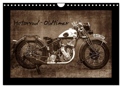Motorrad Oldtimer (Wandkalender 2027 DIN A4 quer), CALVENDO Monatskalender
