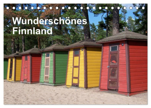 Wunderschönes Finnland (Tischkalender 2027 DIN A5 quer), CALVENDO Monatskalender