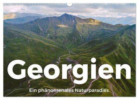Georgien - Ein phänomenales Naturparadies. (Wandkalender 2027 DIN A3 quer), CALVENDO Monatskalender
