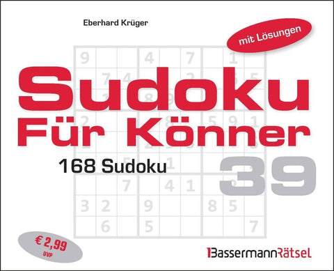 Sudoku für Könner 39 (5 Exemplare à 2,99 €)