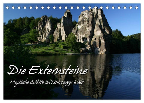 Die Externsteine (Tischkalender 2027 DIN A5 quer), CALVENDO Monatskalender