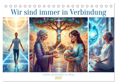Wir sind immer in Verbindung (Tischkalender 2027 DIN A5 quer), CALVENDO Monatskalender