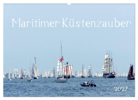 Maritimer Küstenzauber (Wandkalender 2027 DIN A2 quer), CALVENDO Monatskalender