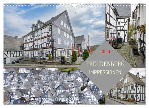 Freudenberg Impressionen (Wandkalender 2026 DIN A3 quer), CALVENDO Monatskalender