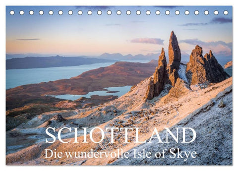 Schottland - Die wundervolle Isle of Skye (Tischkalender 2026 DIN A5 quer), CALVENDO Monatskalender