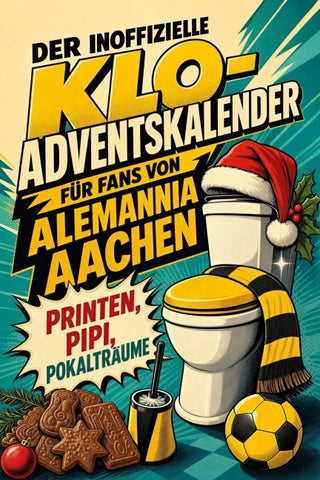 Der inoffizielle Klo-Adventskalender für Fans von Alemannia Aachen