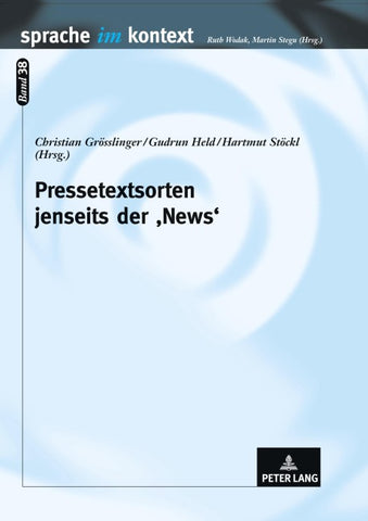Pressetextsorten jenseits der ‘News’