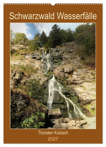 Schwarzwald Wasserfälle (Wandkalender 2027 DIN A2 hoch), CALVENDO Monatskalender