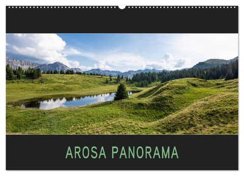 Arosa Panorama (Wandkalender 2027 DIN A2 quer), CALVENDO Monatskalender