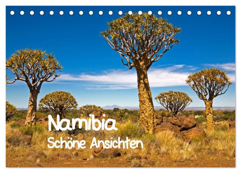 Namibia - Schöne Ansichten (Tischkalender 2026 DIN A5 quer), CALVENDO Monatskalender