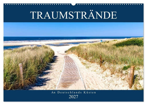 Traumstrände an Deutschlands Küsten (Wandkalender 2027 DIN A2 quer), CALVENDO Monatskalender