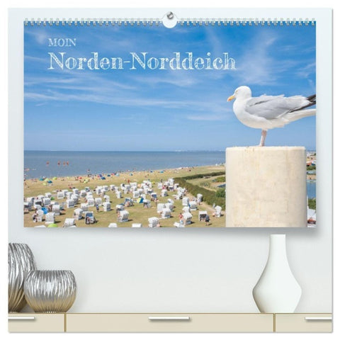 Moin Norden-Norddeich (hochwertiger Premium Wandkalender 2027 DIN A2 quer), Kunstdruck in Hochglanz