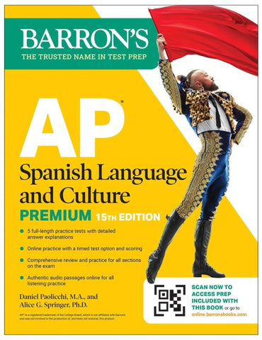 AP Spanish Language and Culture Premium, Fifteenth Edition