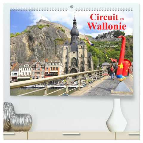 Circuit en Wallonie  (Calendrier mural 2026 DIN A2 vertical) calendrier de bureau