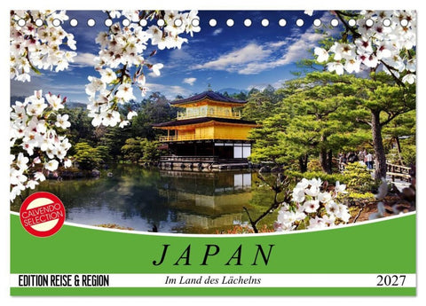 Japan. Im Land des Lächelns (Tischkalender 2027 DIN A5 quer), CALVENDO Monatskalender
