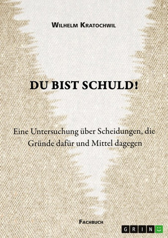 Du bist schuld! Eine Untersuchung über Scheidungen, die Gründe dafür und Mittel dagegen