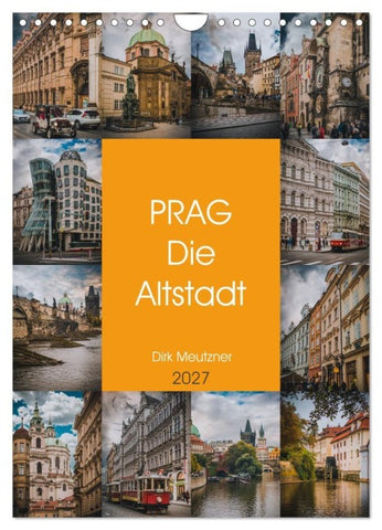 Prag - Die Altstadt (Wandkalender 2027 DIN A4 hoch), CALVENDO Monatskalender