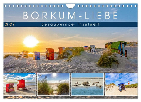 BORKUM-LIEBE (Wandkalender 2027 DIN A4 quer), CALVENDO Monatskalender