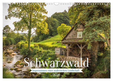 Schwarzwald (Wandkalender 2026 DIN A3 quer), CALVENDO Monatskalender
