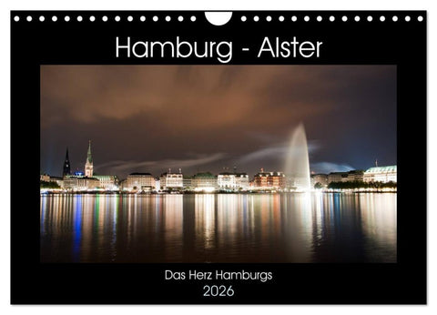 Hamburg - Alster (Wandkalender 2026 DIN A4 quer), CALVENDO Monatskalender